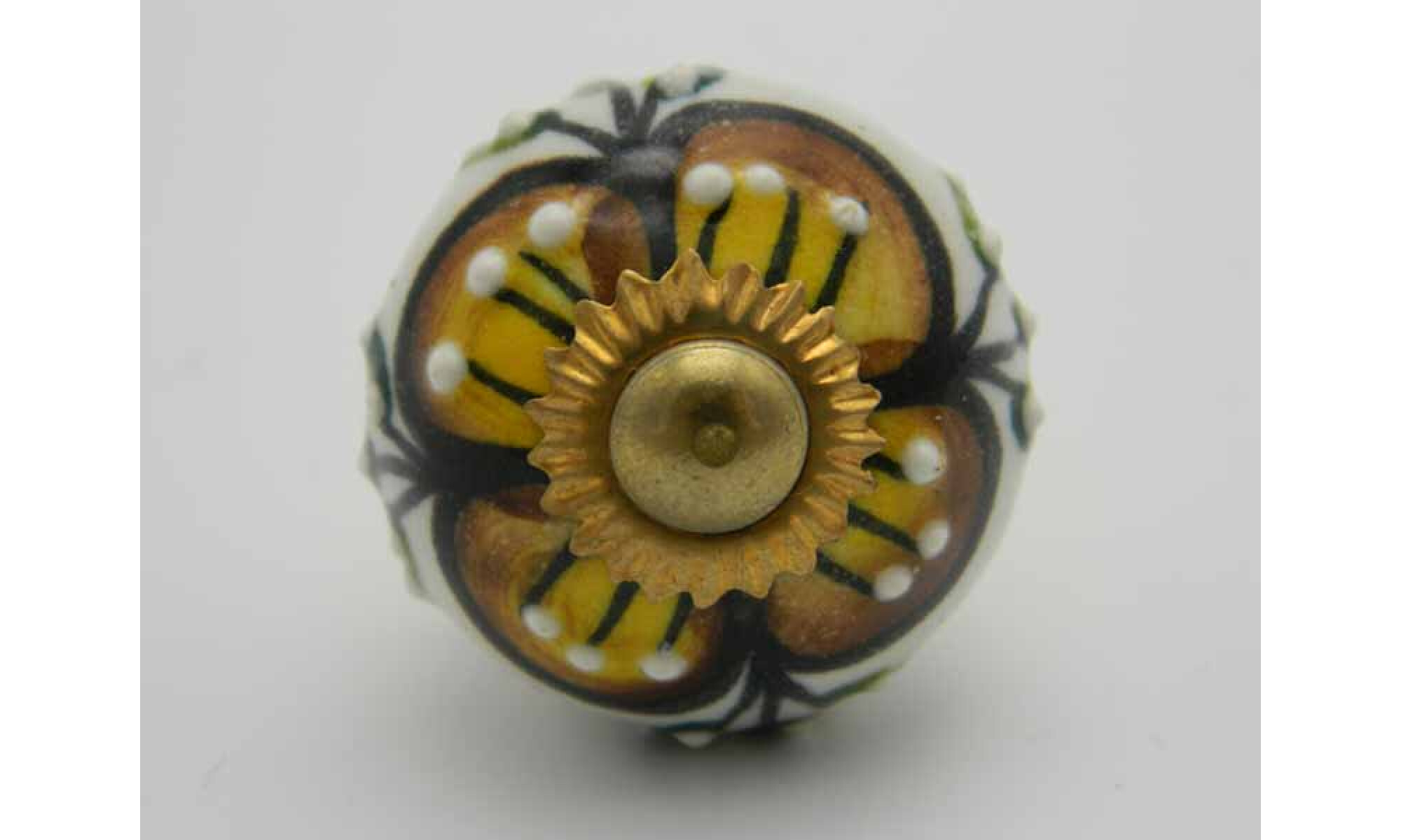 tribal suzani ceramic knobs