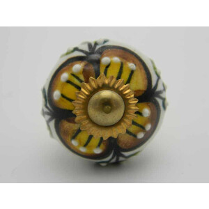 tribal suzani ceramic knobs