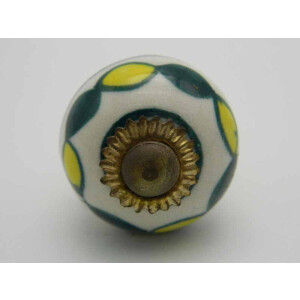 tribal suzani ceramic knobs