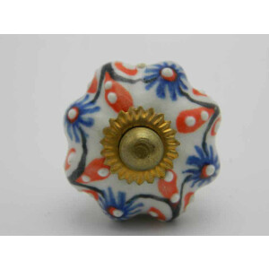 tribal suzani ceramic knobs