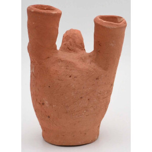 Terra cotta candle holder