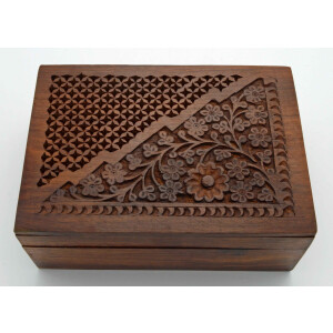 hand carved indian box