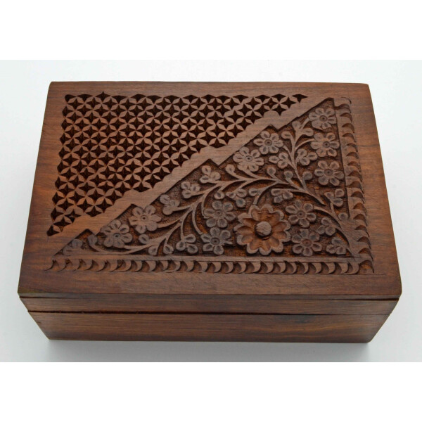 hand carved indian box