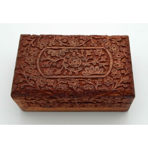 hand carved indian box