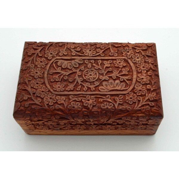 hand carved indian box