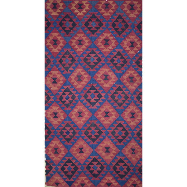 HANDMADE AFGHAN MAIAMANA KILIM